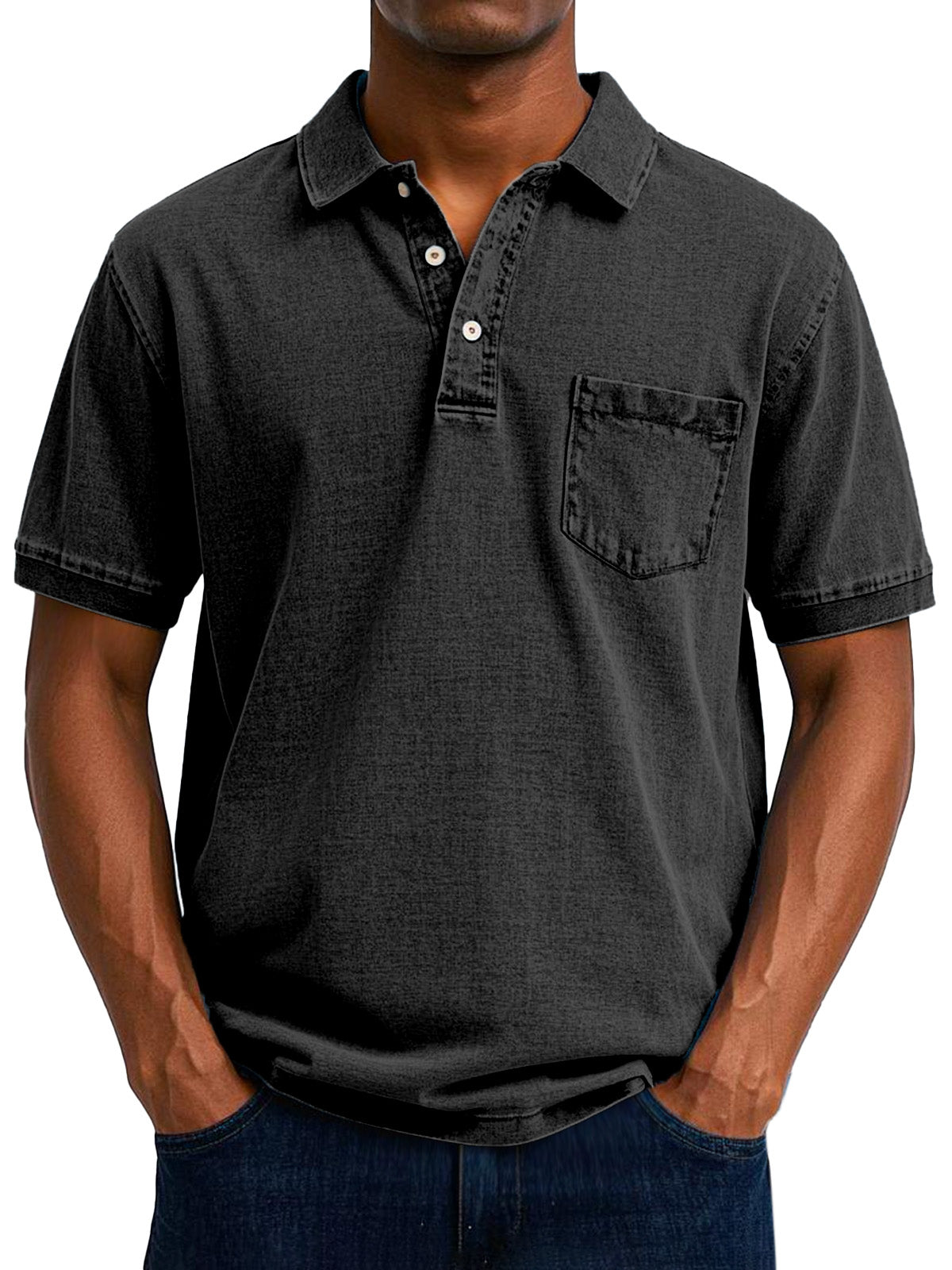 Björn - Casual vintage polotröja för män