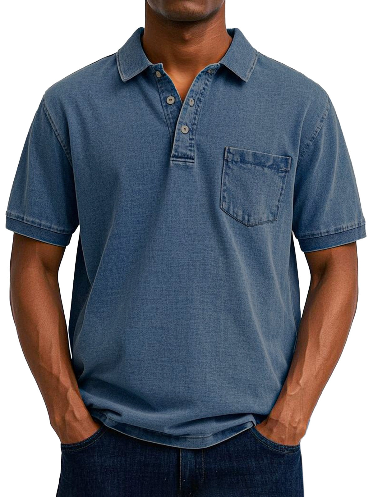Björn - Casual vintage polotröja för män