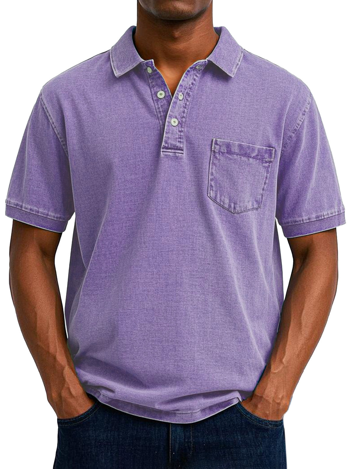Björn - Casual vintage polotröja för män