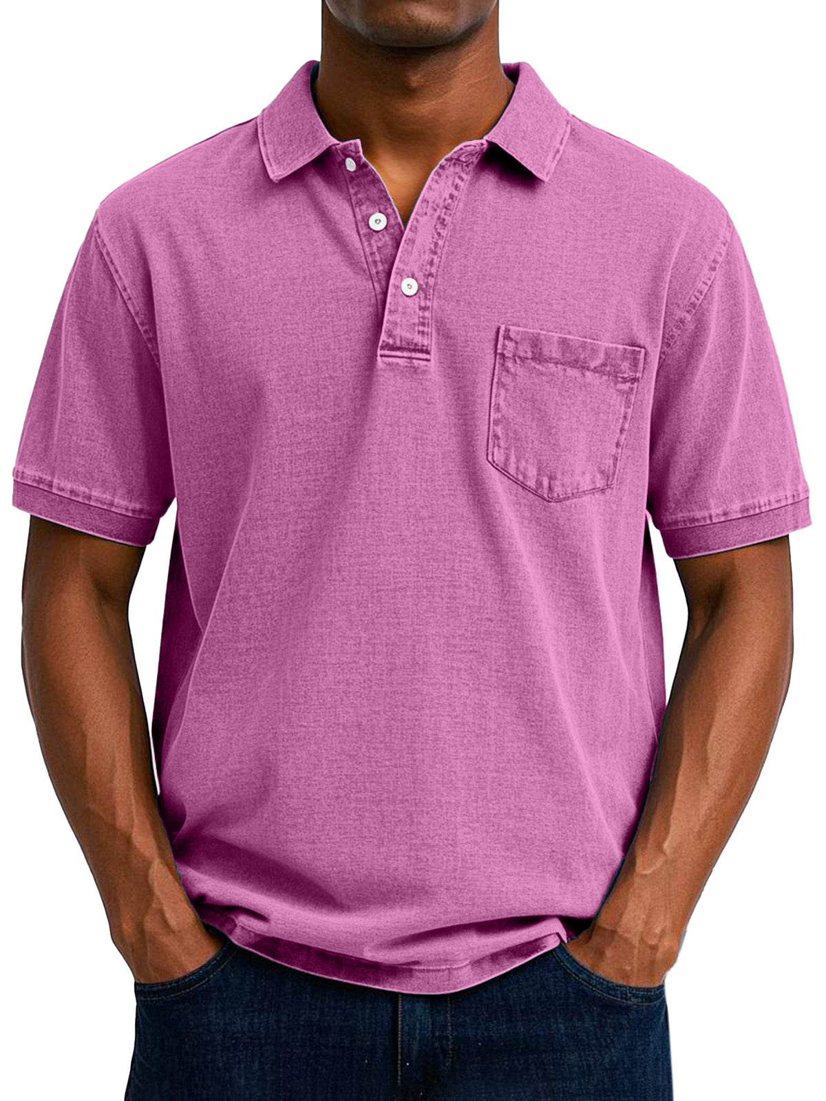 Björn - Casual vintage polotröja för män