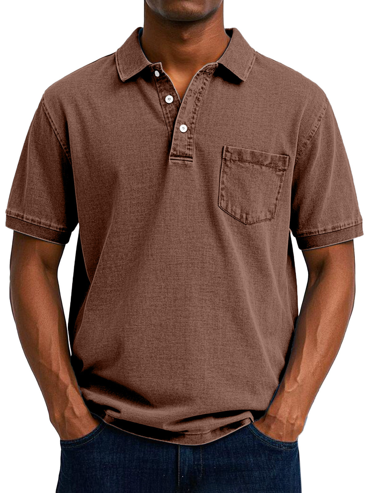 Björn - Casual vintage polotröja för män