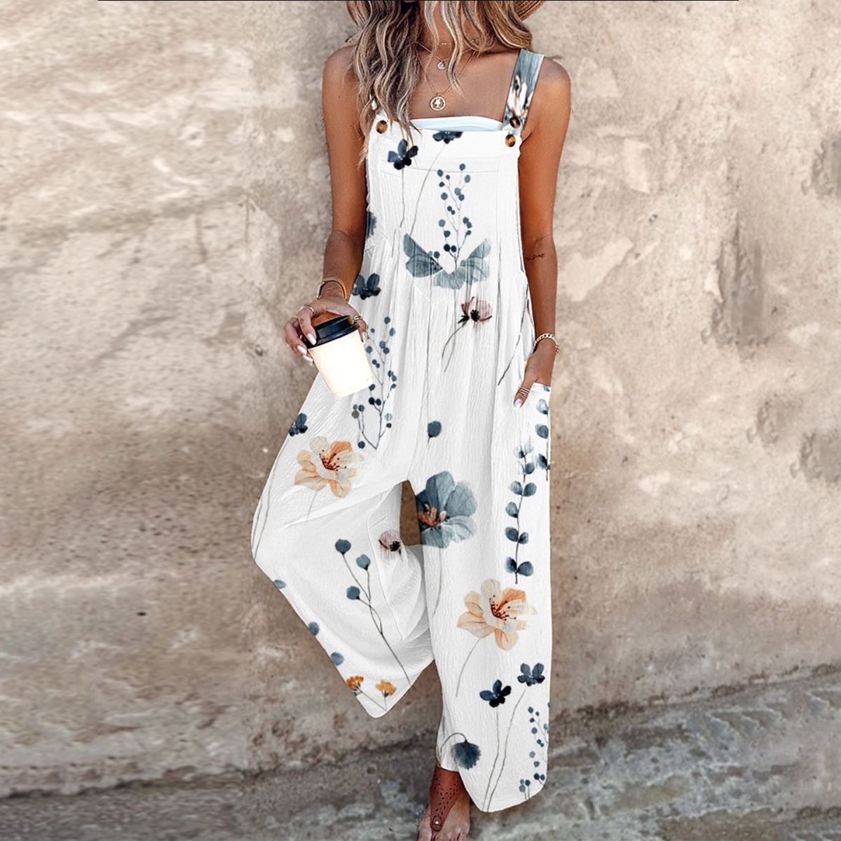 Lilly - Den fria blommiga jumpsuiten