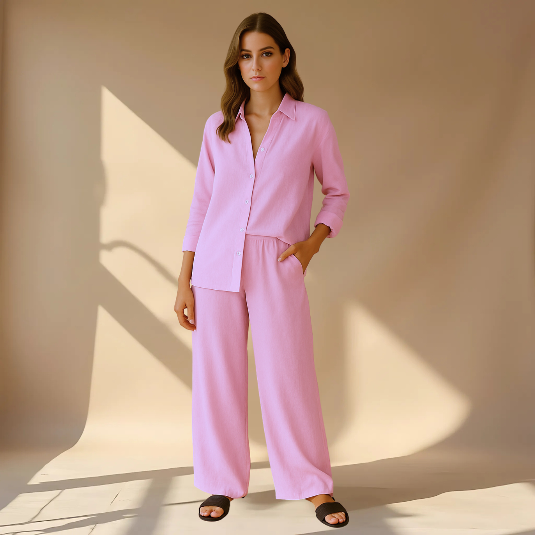 Vera - Minimalistiskt set - Blus och byxor