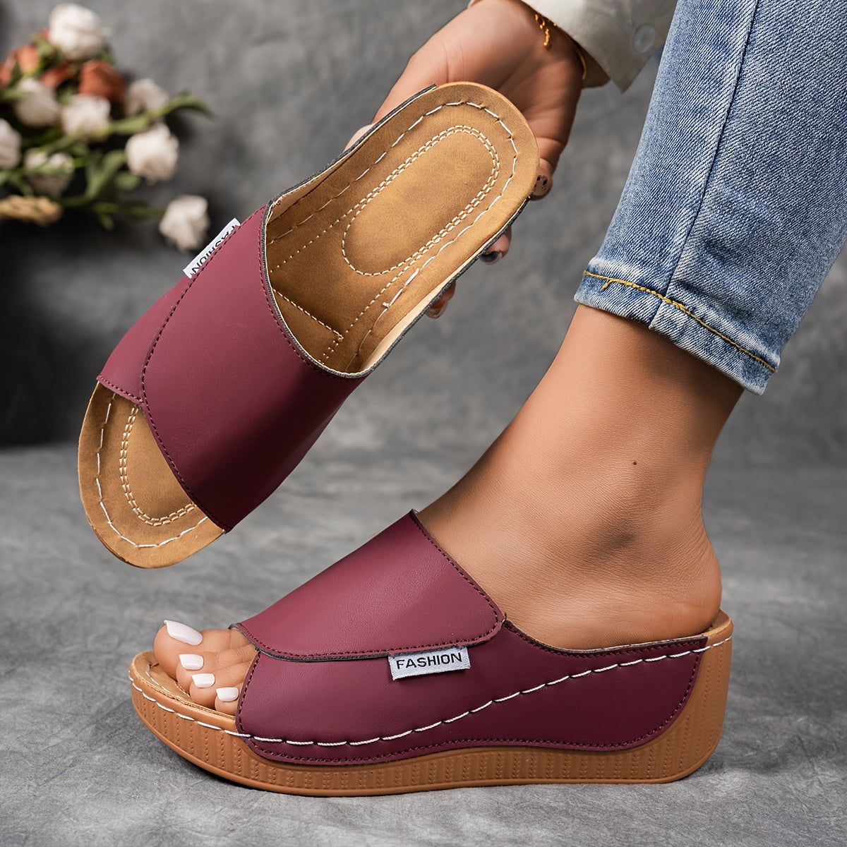 Ida - Plateau sandaler med höjd