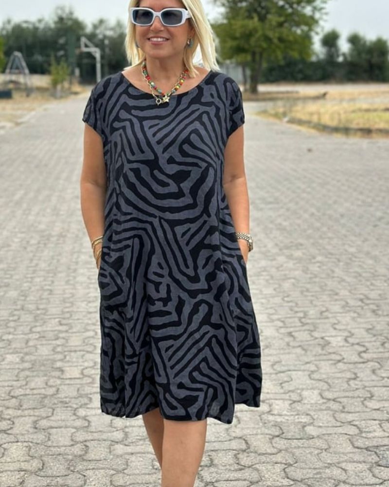 Novah - Sommarklänning med rund halsringning