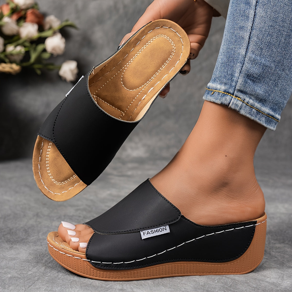 Ida - Plateau sandaler med höjd