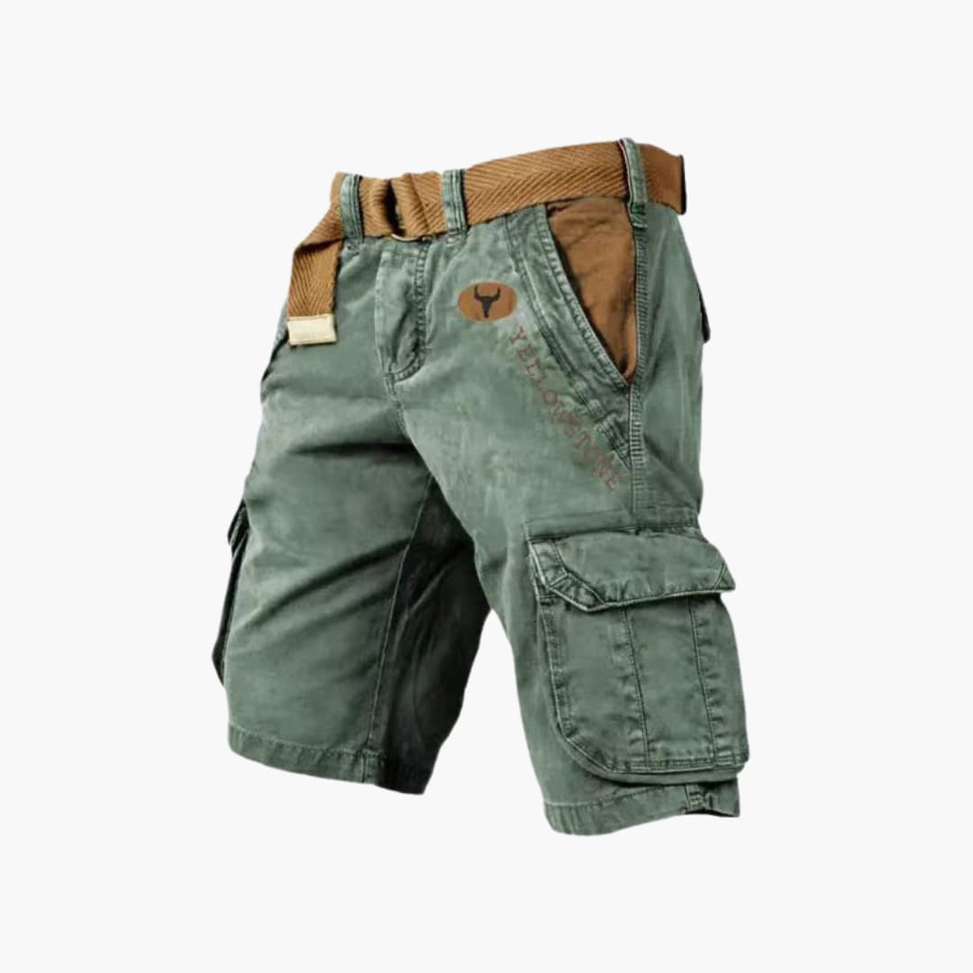 Adam - Cargo shorts med 6 fickor