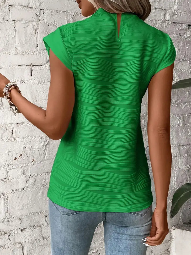 Julia - Elegant T-shirt med rund hals