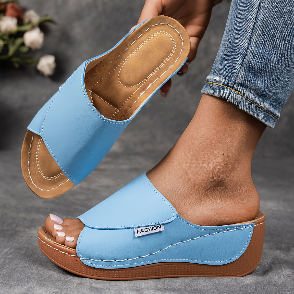 Ida - Plateau sandaler med höjd