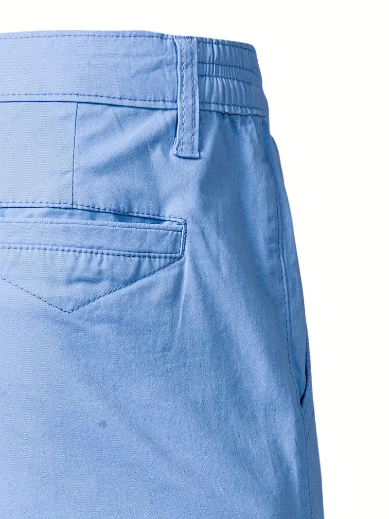 Nils - Shorts i bomull med ficka