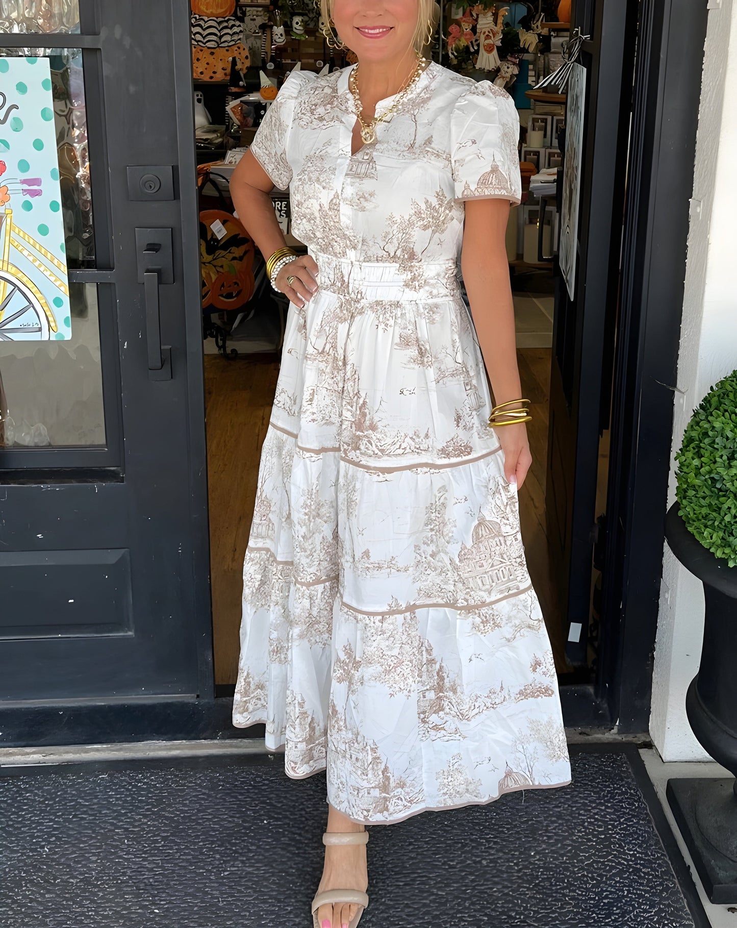 Astrid - Sommar Maxi Klänning