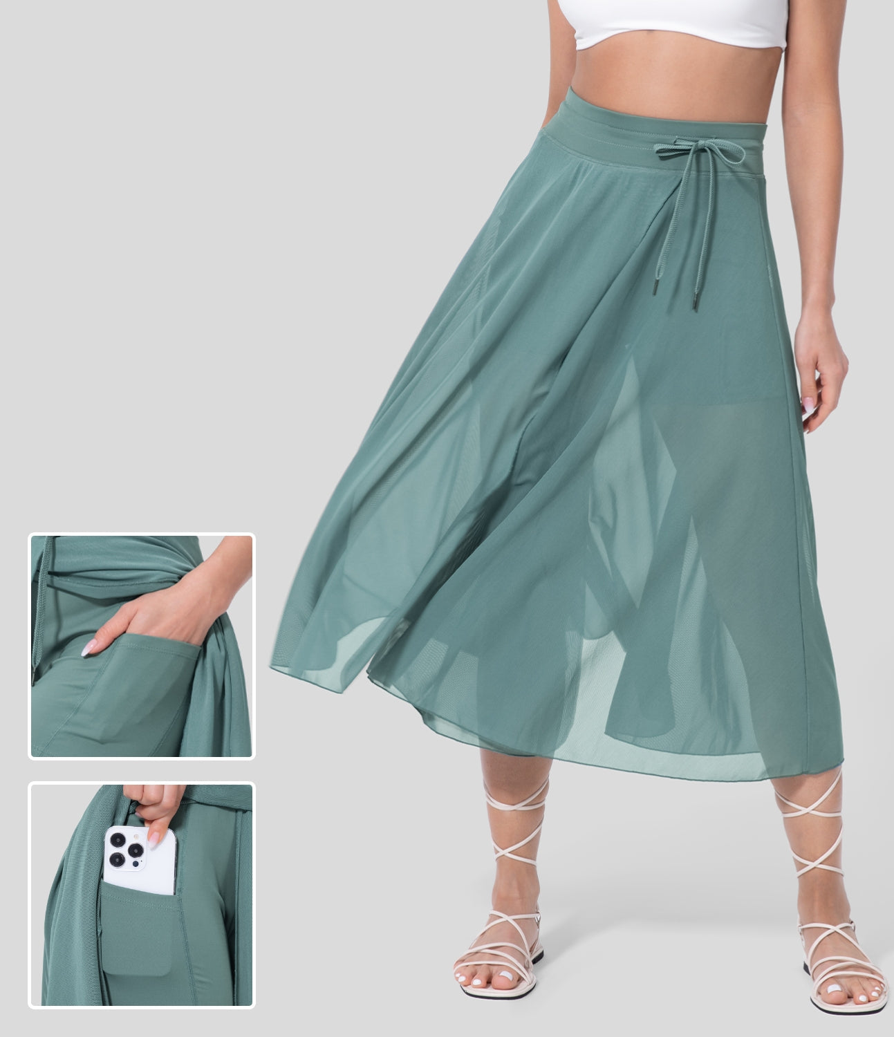 Helga - Elegant 2-i-1 kjol
