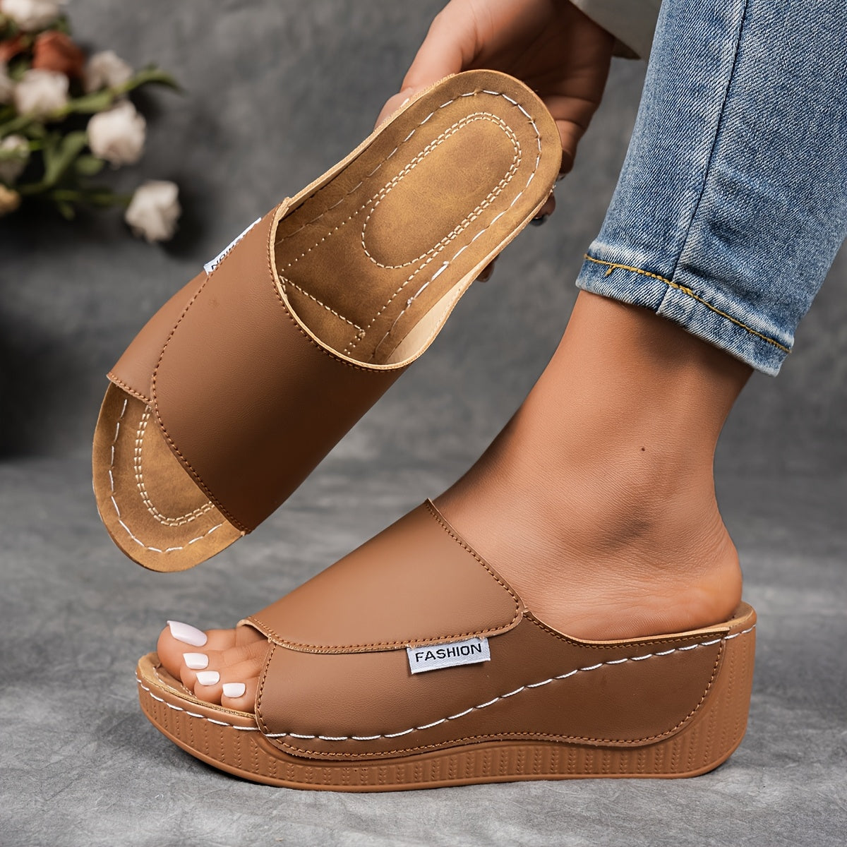 Ida - Plateau sandaler med höjd