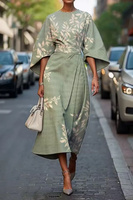 Julia - Elegant blommig klänning