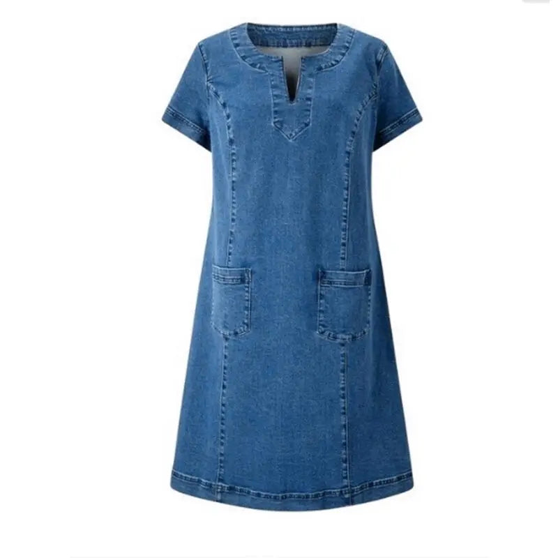 Lovisa - Klänning i mjuk denim
