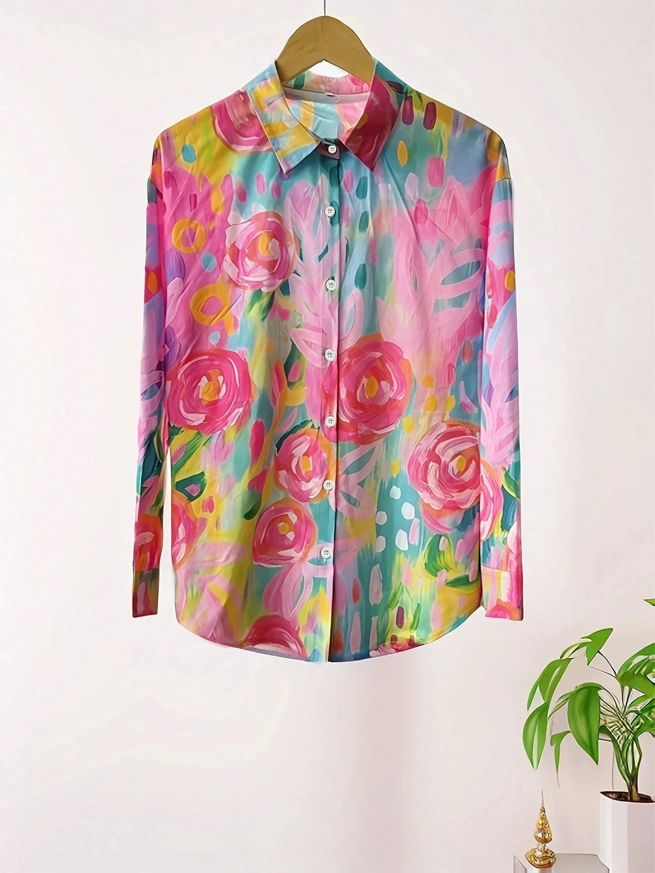 Sofia - Farverig Printbluse