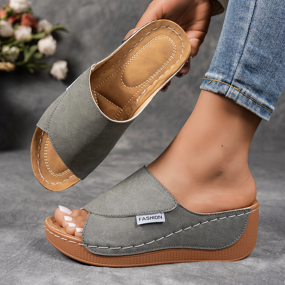 Ida - Plateau sandaler med höjd