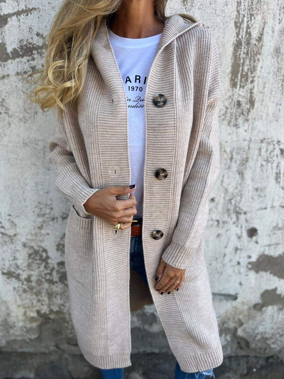 Haley - Elegant lång damjacka