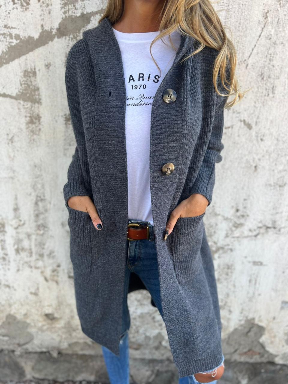 Haley - Elegant lång damjacka
