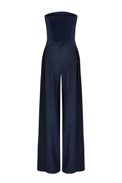 Maja – Elegant axelbandslös jumpsuit
