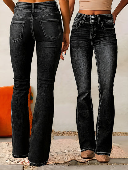 Freja | High Waist Flared Jeans med hög midja