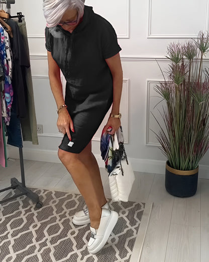 Linnea - Avslappnad klänning med sweatshirt