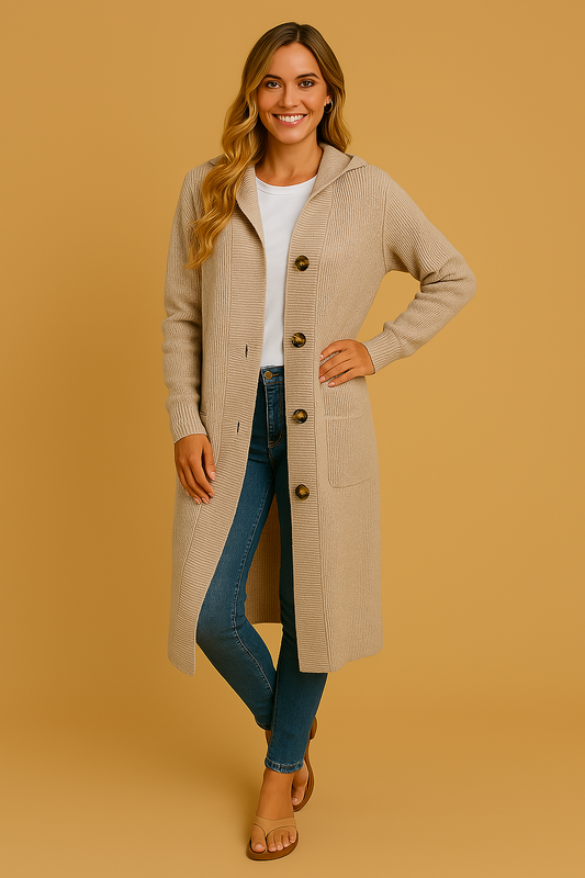 Haley - Elegant lång damjacka