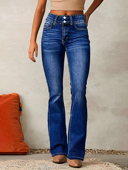 Freja | High Waist Flared Jeans med hög midja