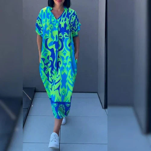Nora - Elegant klänning med fickor
