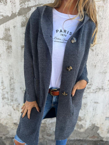 Haley - Elegant lång damjacka